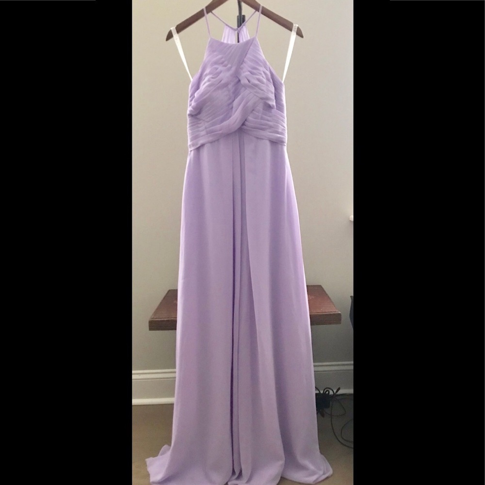 Lilac Azazie Ginger Dress